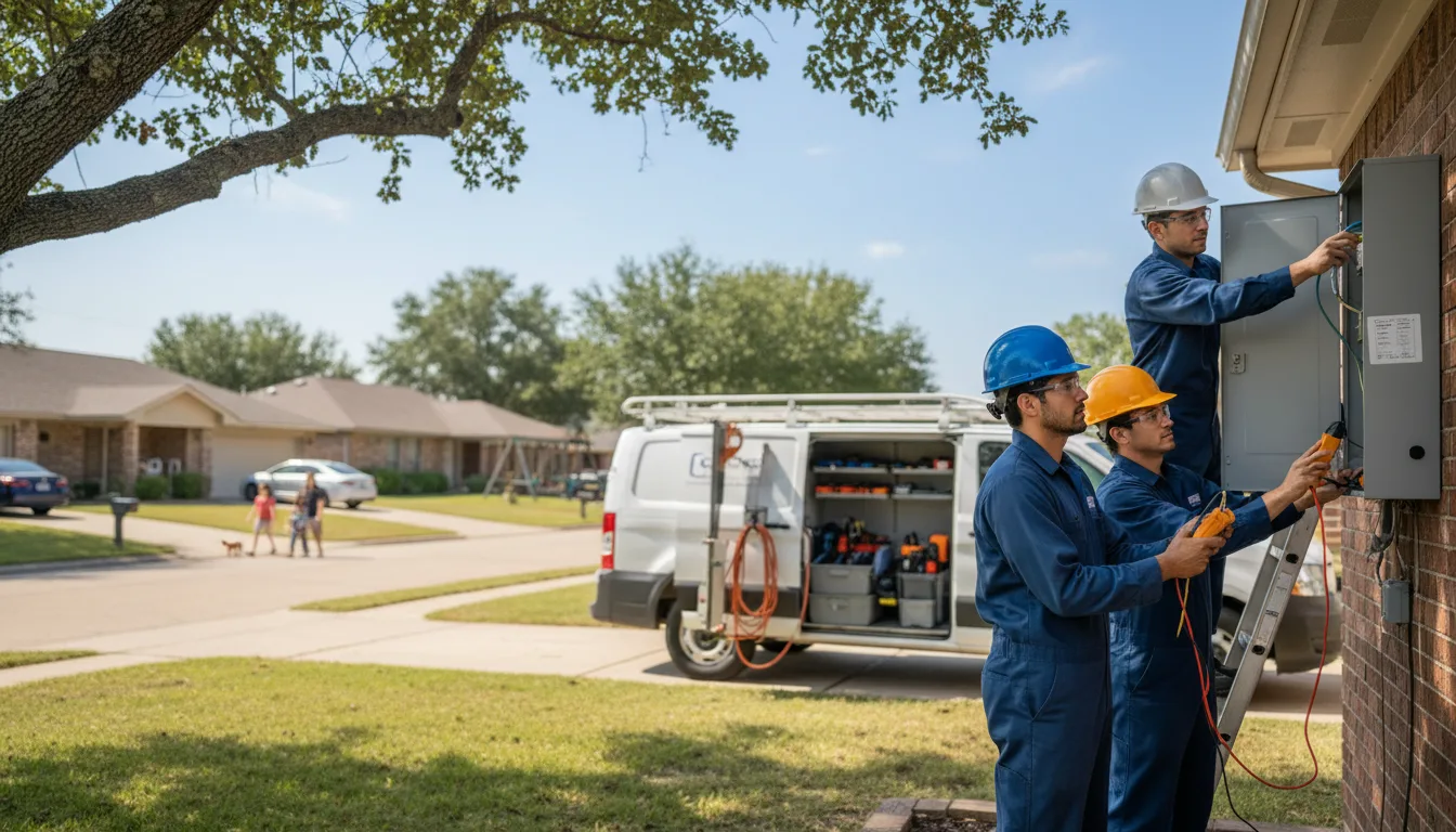 Certified electrician providing emergency electrical services in New Cambria, MO